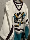 Vintage Anaheim Mighty Ducks Jersey Mens 48 Hockey Authentic Center Ice Ccm