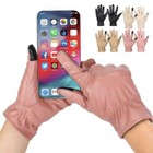 Women s Winter Warm Pu Leather Gloves Thermal Fluffy Linning Insulation Gloves