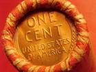 1954-d Obw Original Bank Wrapped Roll Uncirculated  Lincoln Wheat Cent Pennies