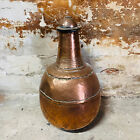 Large Water Pitcher  Hammered Copper  Middle Eastern Turkish  19th Century