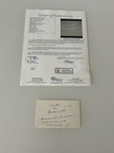 Vintage 1988 Muhammad Ali Autographed Signed 3x5 Index Card With Jsa-loa