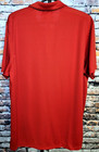 Adidas Polo Shirt Men s Large Red Ebroidered Logo Golf Performance Aeroready