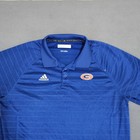 Adidas Climalite Bluepolo Shirt Large Men s Short Sleeve Ncaa