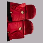 Vintage Everlast 4306 Red Leather Sparring Punching Bag Boxing Training Gloves