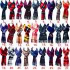 Winter Womens Mens 100  Cashmere Plaid Solid Scarves Wool Scarf Scotland Made