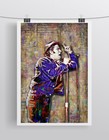 Tom Waits 12x18in Poster Tom Waits Tribute Tom Waits Music Art Free Shipping