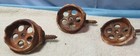 Authentic Vintage Sliding Wood Barn Door Stops For Split Round Track Hardware