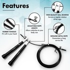 Jump Rope Gym Aerobic Exercise Boxing Skipping Adjustable Bearing Speed Fitness