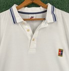 Vtg 90s Nike Challenge Court Tennis Rafa Nadal Embroidered Polo Shirt Mens Large