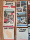 Lot Of 21 Vtg Road Map Gas Texaco Union 76 Gulf American Conoco Standard Esso