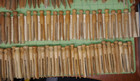 11 Round Grade  a  Antique Vintage Old Wooden Wood Clothespins Clothes Pins