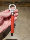 Vtg Viega Plastic Pipe Tube Tool Promotional Bottle Opener 5 7 8  Red