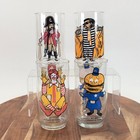 Mcdonalds Collector Series Glasses Set Of 4 Vintage Drinkware Ronald Big Mac