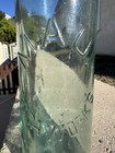 Maui Soda Works - Aqua Embossed Hutch Soda Bottle - Hawaii