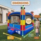 Inflatable Bounce House Commercial Kids Sports Jumping Castle With Blower