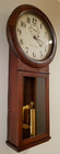 Antique Seth Thomas No  2  railroad  Regulator Wall Clock Weight Driven 8-day
