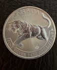 2016 Canadian Maple Leaf 1oz Silver Dollar Coin Cougar