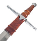 Stainless Steel William Wallace Medieval Sword W sheath Silver