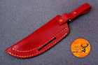 Genuine Leather Engraved Handmade Sheath For Fixed Blade Knife   Holster 1792