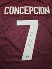 Kc Concepcion Signed Maroon Jersey Beckett W Auto Texas A m Aggies Football