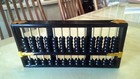 Vintage Lotus Flower Brand Chinese Abacus 13 Rods  91 Beads