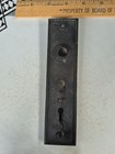 Vintage Eastlake Cast Brass Door Back Plate Escutcheon 