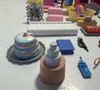 Barbie Doll Furniture Lot Chairs   Accessories Dream House In Good Condition 