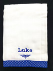 Baby Decorated Burp Cloths Name Luke Lot Of 2