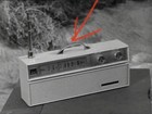 1 Chrome Handle Vintage Deco For Gillian   s Island Radio - Tube Amp - See 2nd Pic