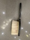 Vintage Sterling Silver Hair Brush     Ornate Floral Handle   Back