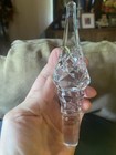 Vintage Glass Bottle Stopper  Tall 6 5    Wine Decanter  Stopper Only