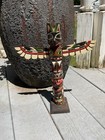 Vintage Ray Williams Totem Pole 1980   s 13    Signed Carved   Painted By Hand