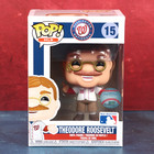 Funko Pop Washington Nationals 15 Theodore Roosevelt Mascot Mlb 2019 Protector