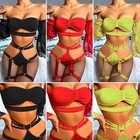 Womens Lingerie Babydoll Sleepwear Lace Sexy Underwear Set Nightwear G-string Us