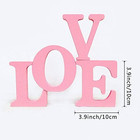 Wooden Love Sign Table Top Sign Freestanding Decorative Letter For Wedding Party