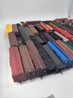 Ho Scale Lot Of 60 Misc Train Cars   Hoppers Box Car Flat Cars Ships Fast