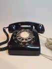 Vintage 1956 Western Electric Model 500 Rotary Desk Phone     Classic Black