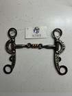 Aj Tack Argentine Three Piece Copper Dog Bone Snaffle Bit