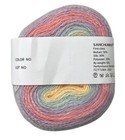 4-cakes Silk Mohair Yarn 50 Grams Each Total Rainbow Soft