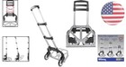 Lightweight 150 Lb Capacity Folding Hand Truck With Rubber Wheels   Bungee Cord