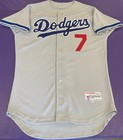 1981 Los Angeles Dodgers Goodman And Sons Game Used team Issued  7 Jersey 46
