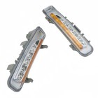 2  Front Led Fog Light Drl Daytime Running Lamp Lights Fits 2011-2014 Ford Edge