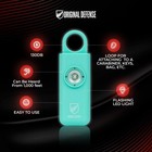    Siren Self-defense Alarm  mint  - 130 Db Keychain Alarm With Led Strobe Lig   