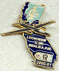 Vtg Lions Club 4-c1 Lockheed U-2r Beale Afb Air Force Base 2000-2001 Pin Button