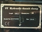 Excavator 3 Ton Hydraulic Thumb