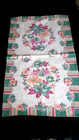 Vtg Startex Green Peach Red Southern Belle Cotton Kitchen Dish Hand Tea Towel
