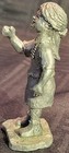 Rare Vintage Hand Signed Michael Ricker Distraught Child Pewter Figurine