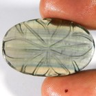Carved Fluorite 100  Natural Unique Oval Cabochon 40 80cts  Loose Gemstone