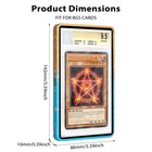 1-10x Magnetic Metal Slab Protector Case Guard Box Bumper For Bgs Graded Cards
