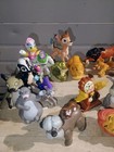 Vintage Lot Of 25 Disney Toys Lion King Bambi Jungle Book Etc